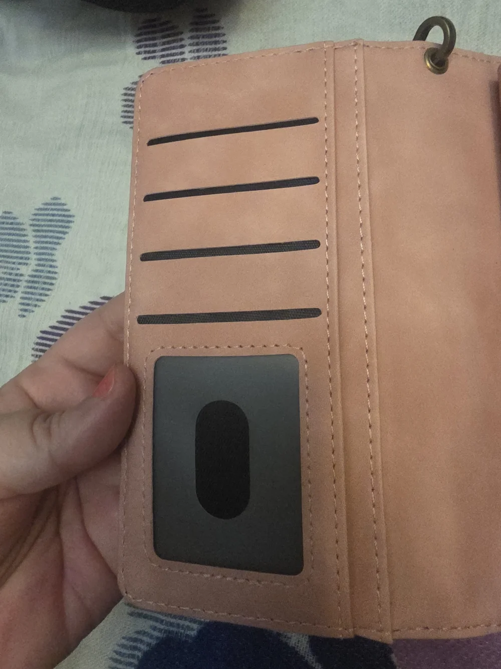 Blush Pink Wristlet Wallet for phone